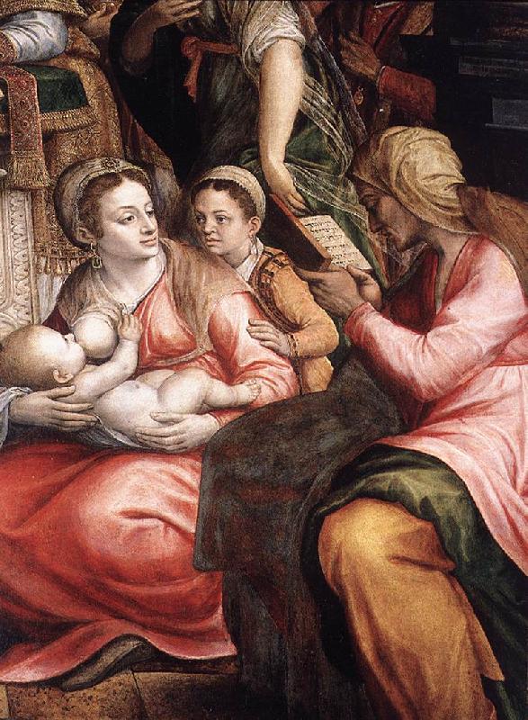 COXCIE, Michiel van The Circumcision of Christ (detail) g oil painting picture